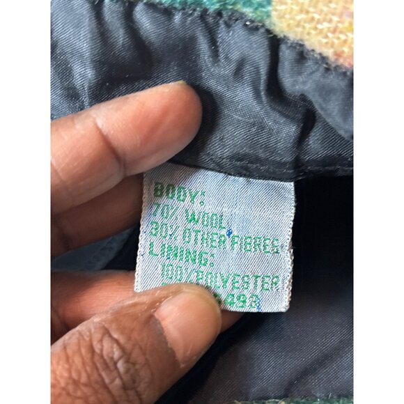 Woodhouse Mens Wool Aztec Pattern Jacket size pit to pit 21 - Picture 8 of 13